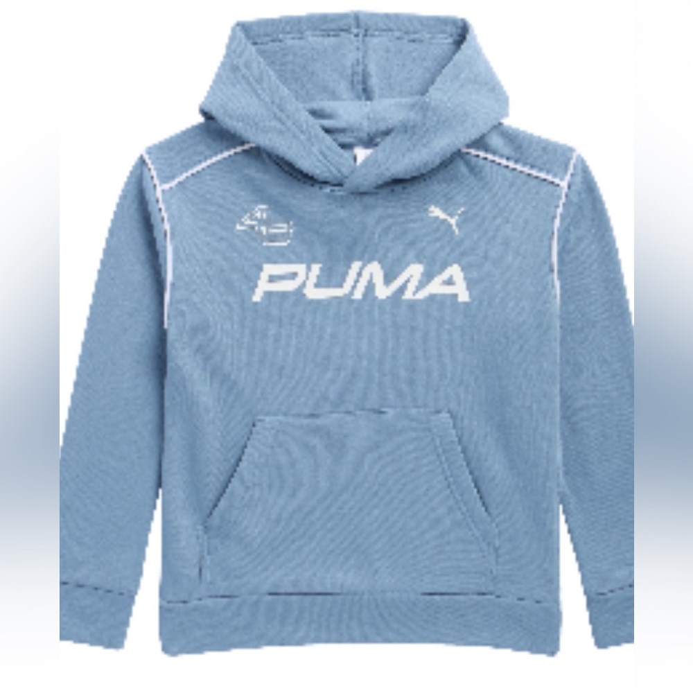 NWT PUMA Kids Light Blue Hoodie